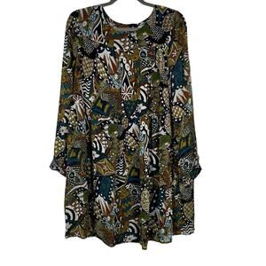 See U Soon Multicolor Multi Print Dress Small